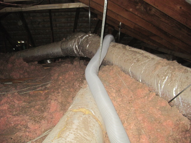 Blown fiberglass insulation removal